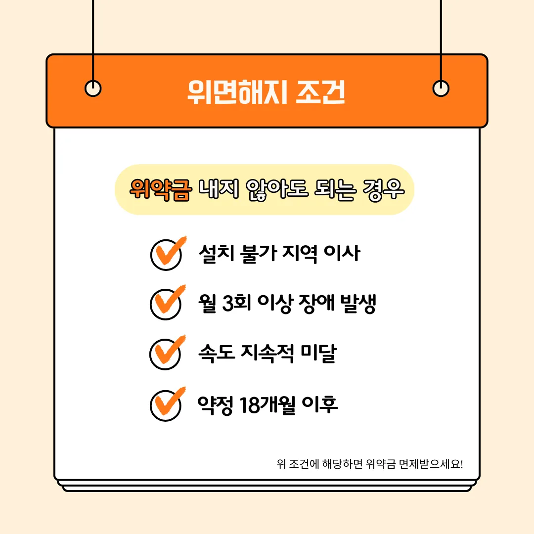 인터넷 해지, 위약금 내지 않는 경우는? 글 속 참고 이미지 2/4
