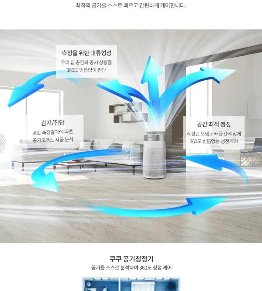 쿠쿠 W8200 공기청정기렌탈 상세 8