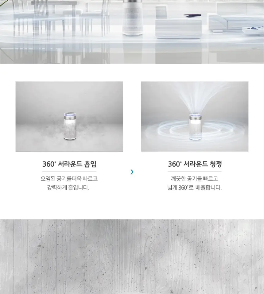 쿠쿠 W8200 타워형 공기청정기 상세 5