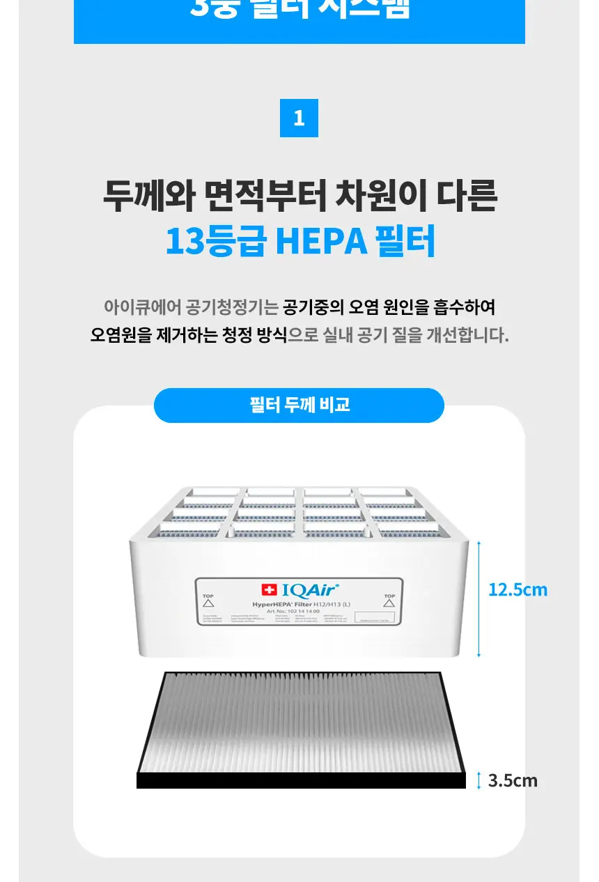아이큐에어 BLDC 헬스프로 공기청정기렌탈 25평 상세 5