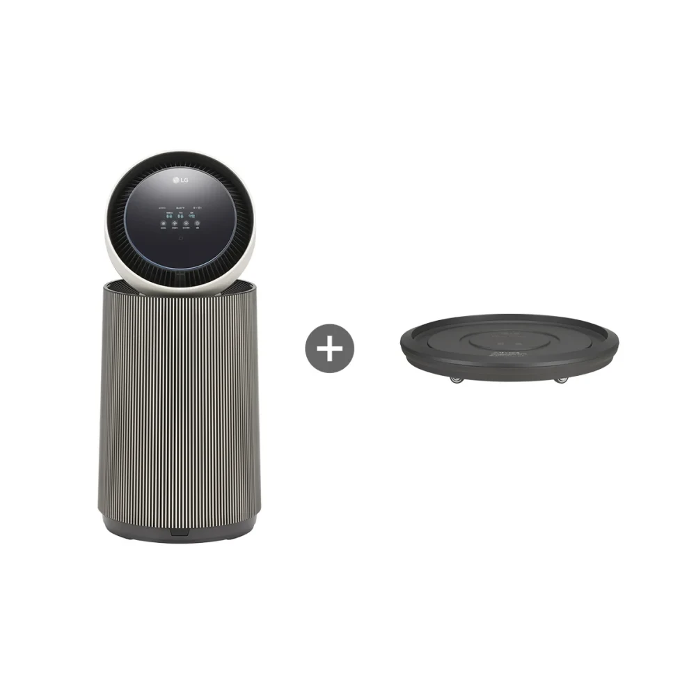 LG 퓨리케어 AI 오브제컬렉션 360˚ 공기청정기 M5 + 무빙휠 세트 AS206NSHAM