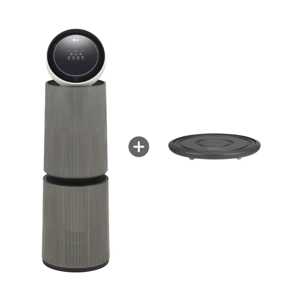 LG 퓨리케어 AI 오브제컬렉션 360˚ 공기청정기 M5 + 무빙휠 세트 AS336NSLCM