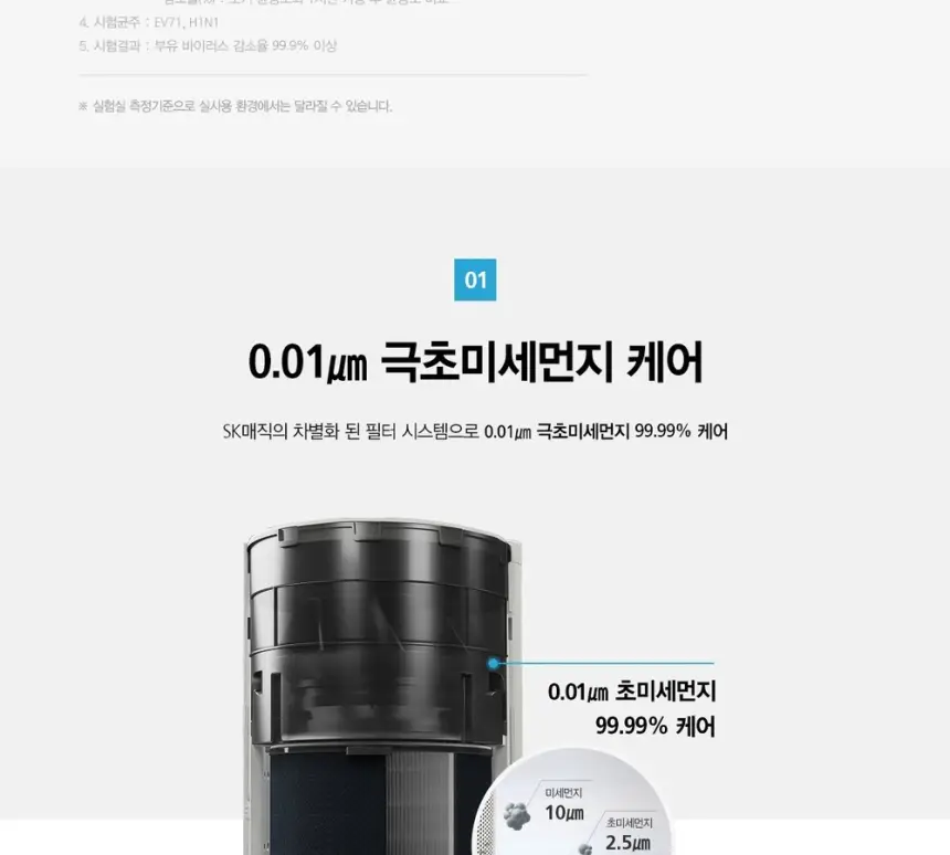 SK매직 15평 올클린 공기청정기 ACL15C1ASK 상세 17