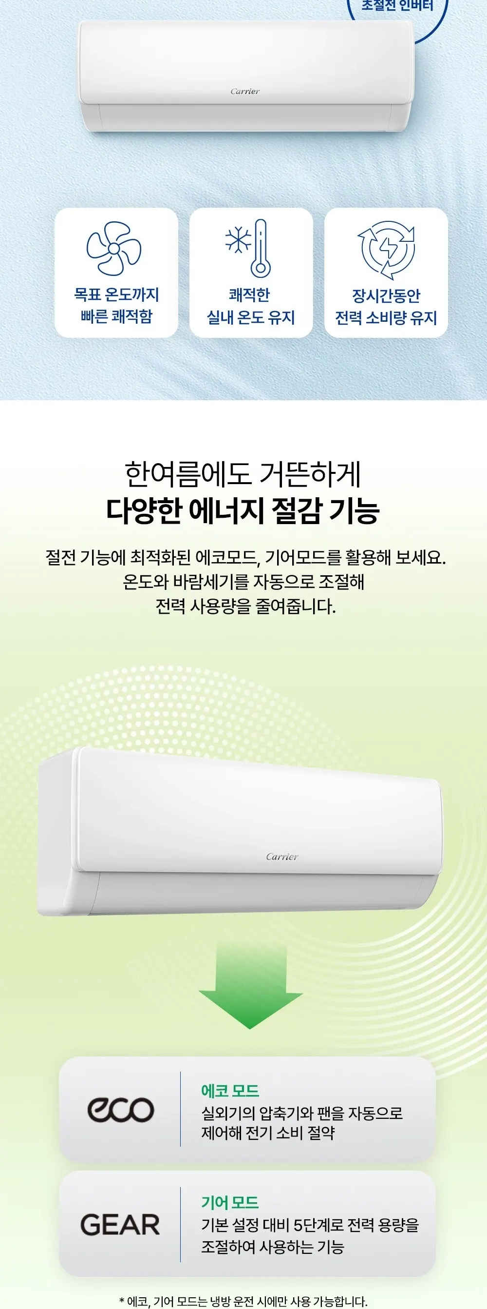 오텍캐리어 캐리어 냉방기 벽걸이 1등급 8평 상세 3