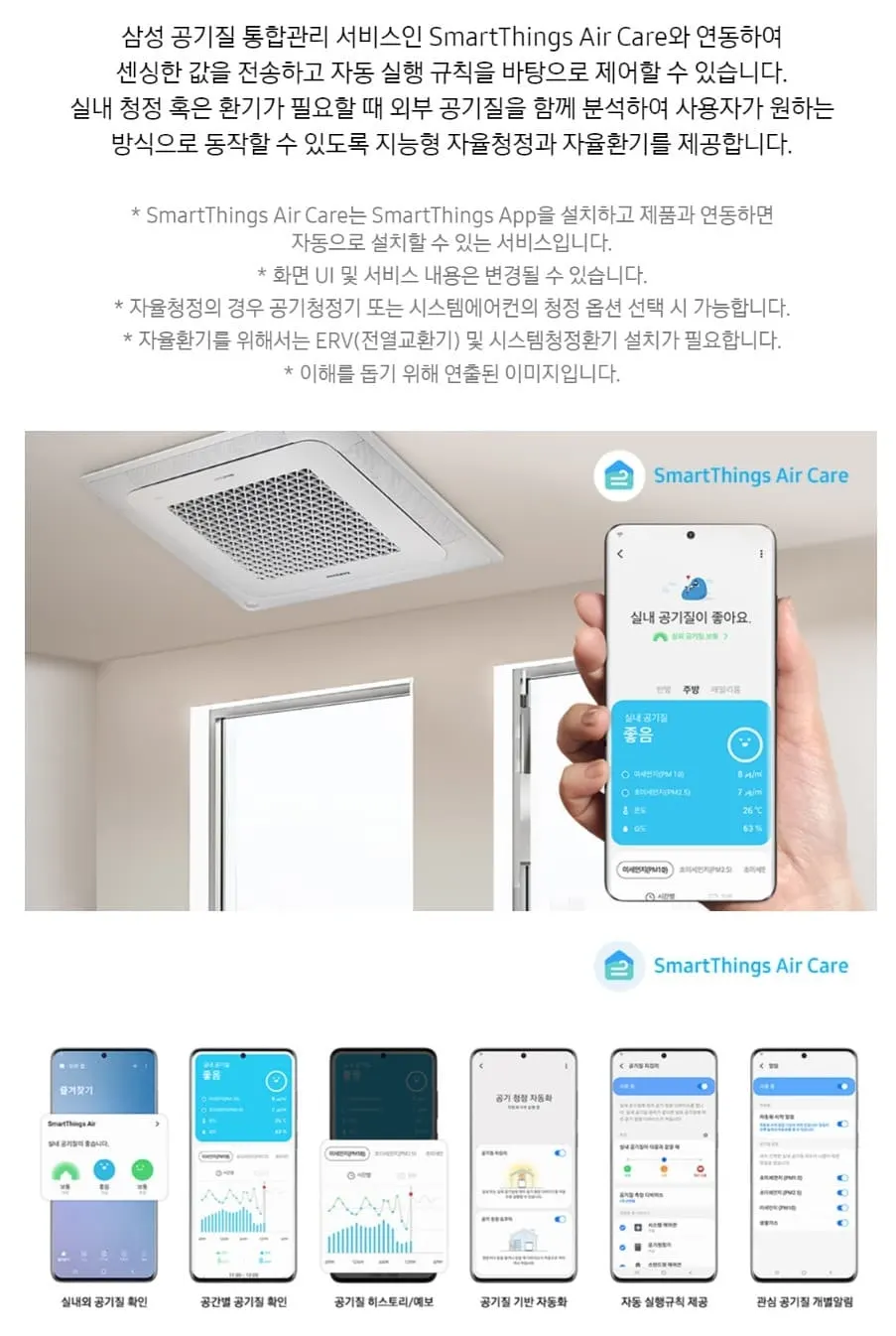 삼성 에어컨 천장형 4WAY 18평 상세 4