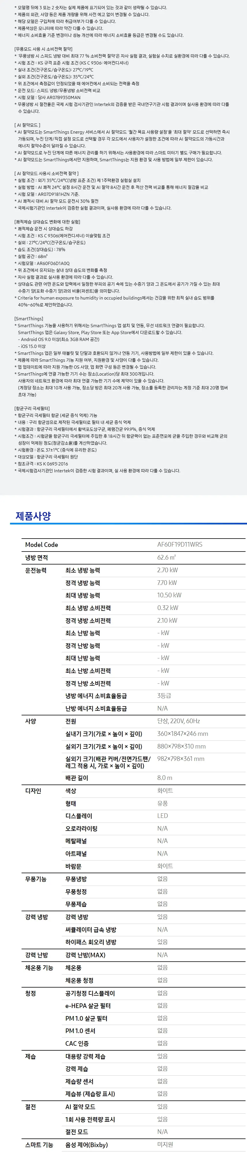 삼성전자 Q9000 AF60F19D11WRS 상세 5