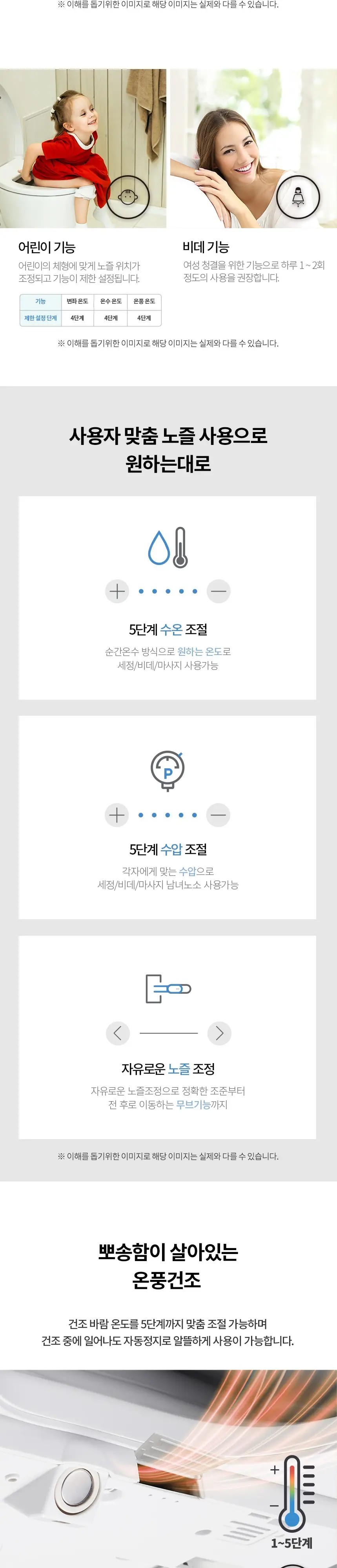 청호나이스 에어버블 비데 (시판전용) 상세 4