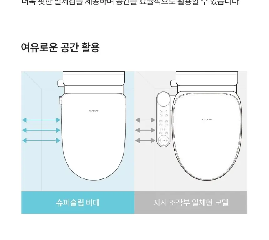 쿠쿠 인스퓨어 슈퍼슬림 리모컨 비데 셀프 상세 7