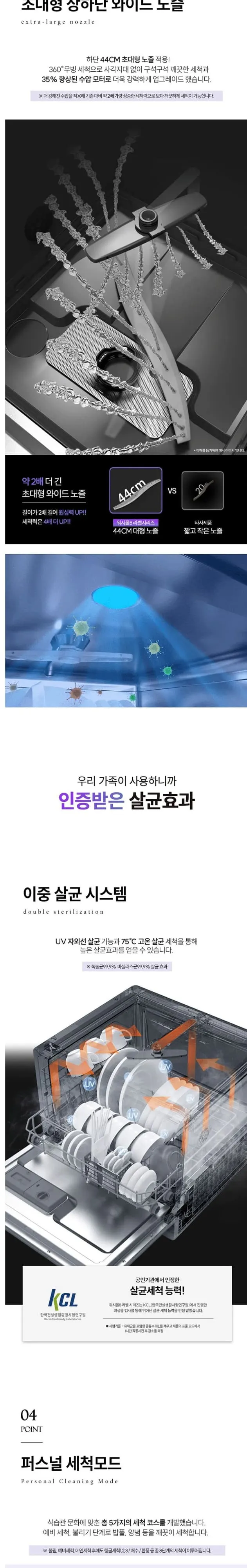 쉐프본 식기세척기 WQP6 8404Y1(S) KR 화이트 상세 5