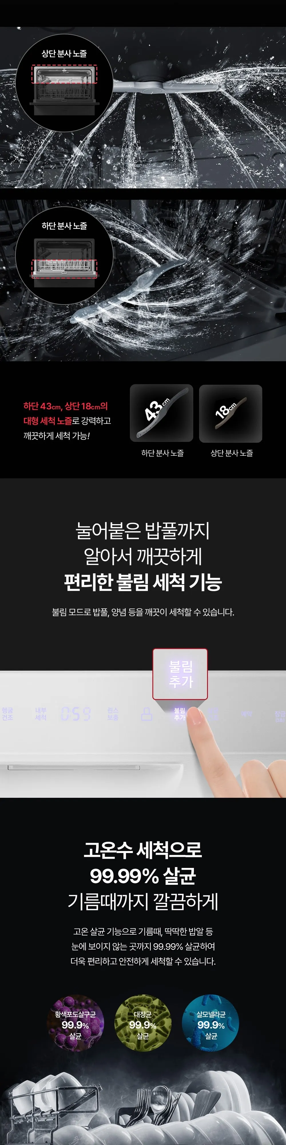 쿠쿠 식기세척기 6인용 CDW-BD0620TWE 상세 3