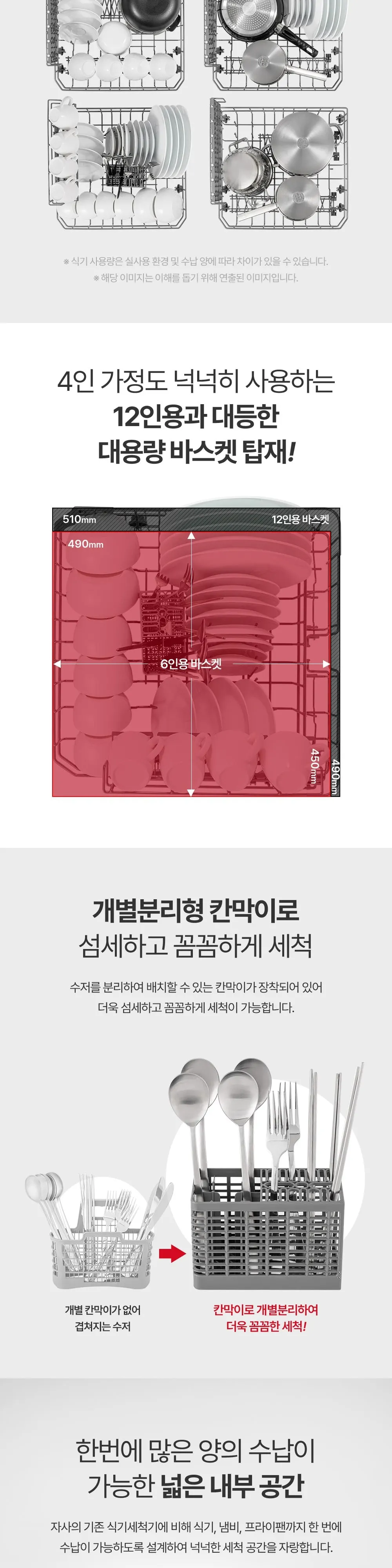 쿠쿠 식기세척기 6인용 CDW-BD0620TWE 상세 6