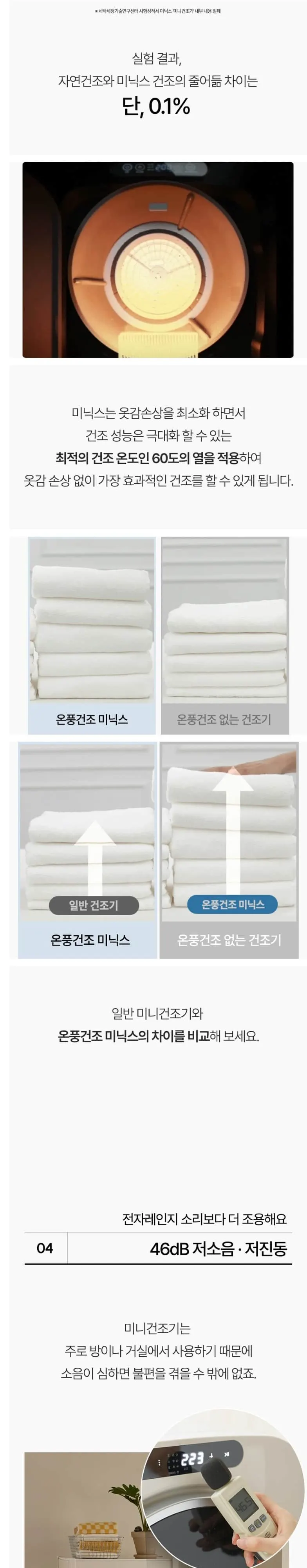 미닉스 미니건조기 PRO 플러스 3.5kg (그레이지) 상세 1