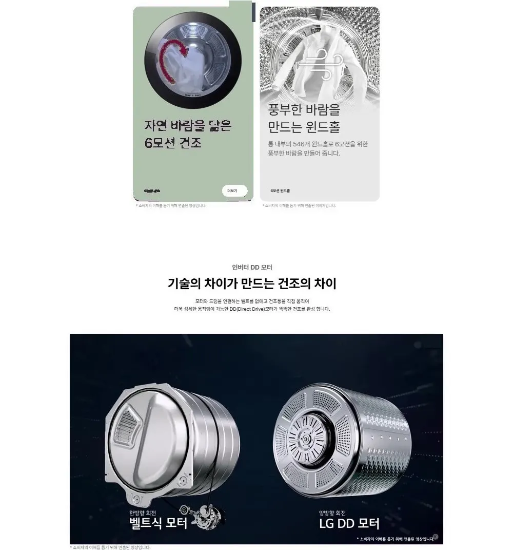 LG 트롬 오브제컬렉션 건조기 20kg RG20VN 상세 3