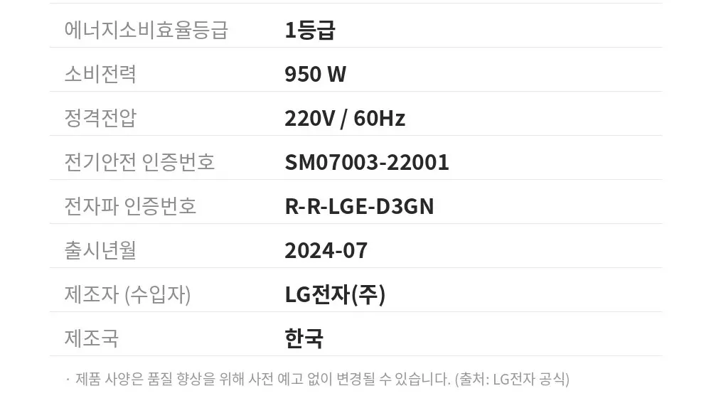 LG 트롬 오브제컬렉션 건조기 20kg RG20VN 상세 9
