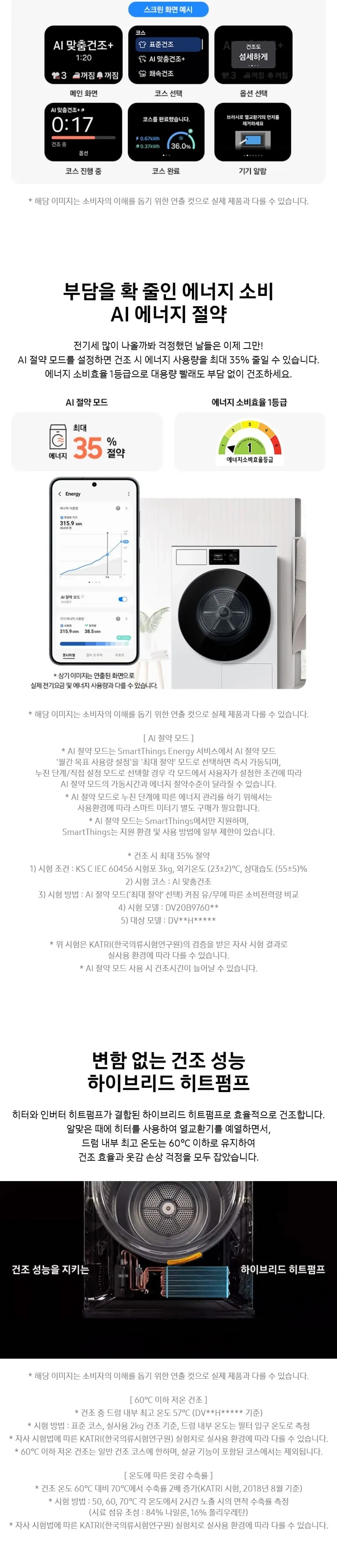 삼성 비스포크 AI 건조기 20kg 화이트 상세 2