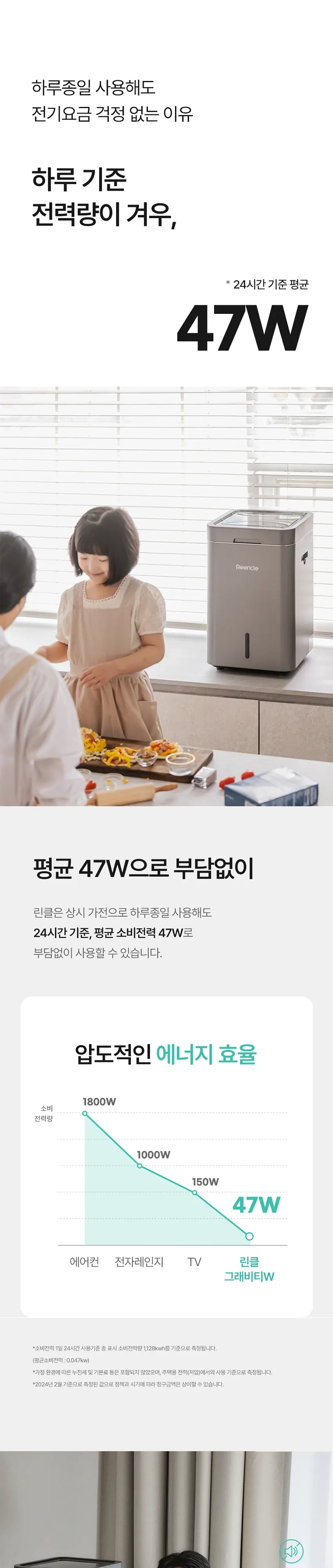 린클 음식물처리기 RC-GT500W(S) 실버 상세 27