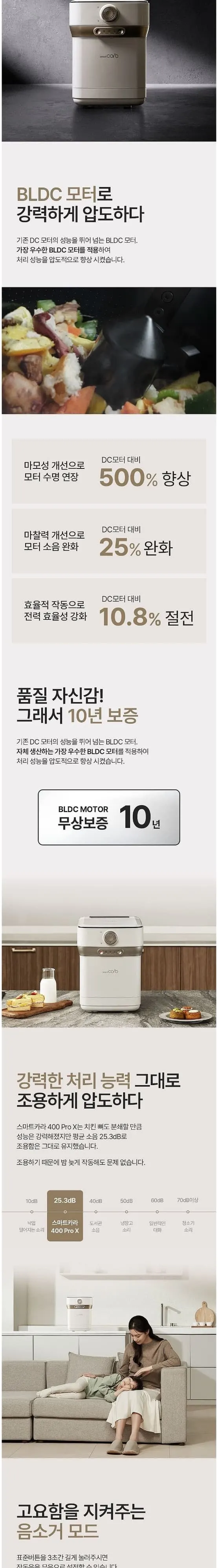 스마트카라 400 PRO X SC-D0209 SW 스노우 화이트 상세 6