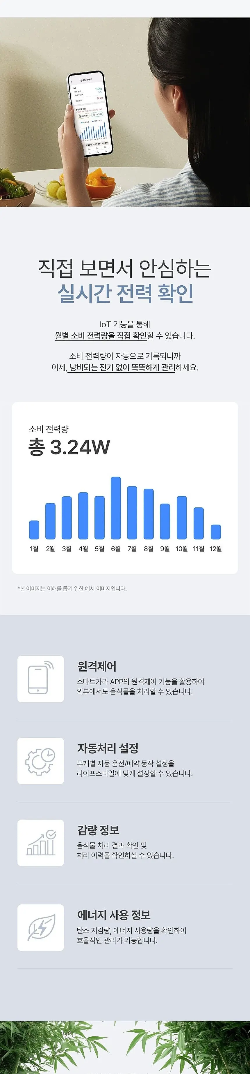 스마트카라 음식물처리기 SC-D0404-A SW 스노우화이트 상세 6