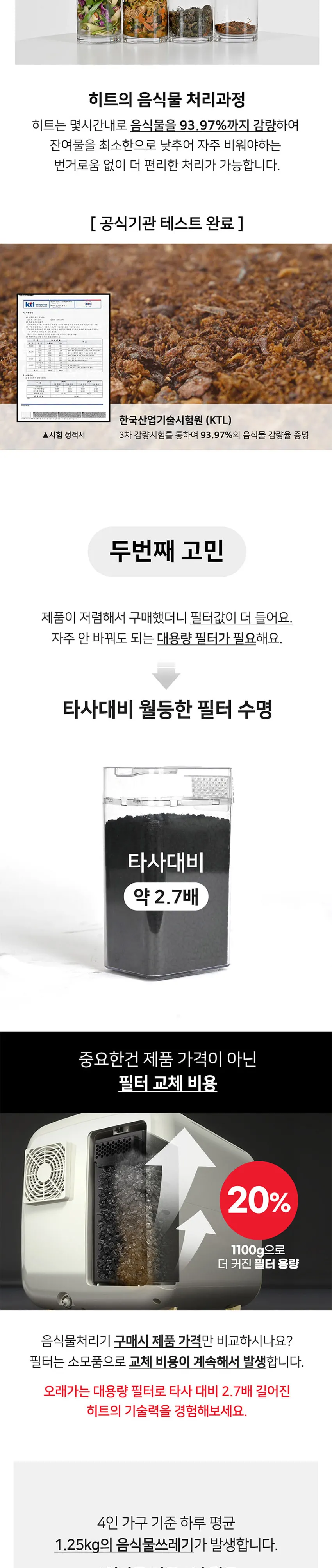 휴렉 히트 음식물 처리기 상세 6