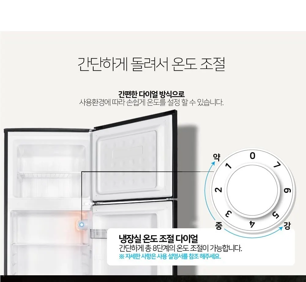 하이얼 2도어 냉장고 252L 화이트 상세 13