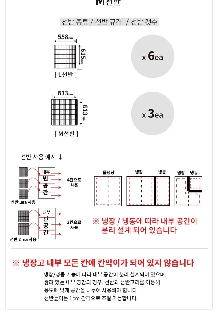 라셀르 직냉식 냉장고 1700L 상세 3