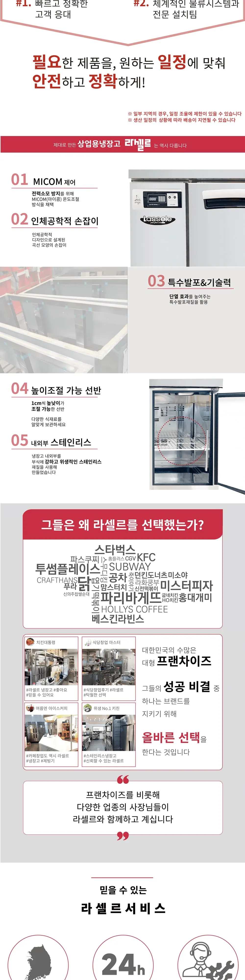 라셀르 업소용 토핑형냉장테이블 1500 상세 2