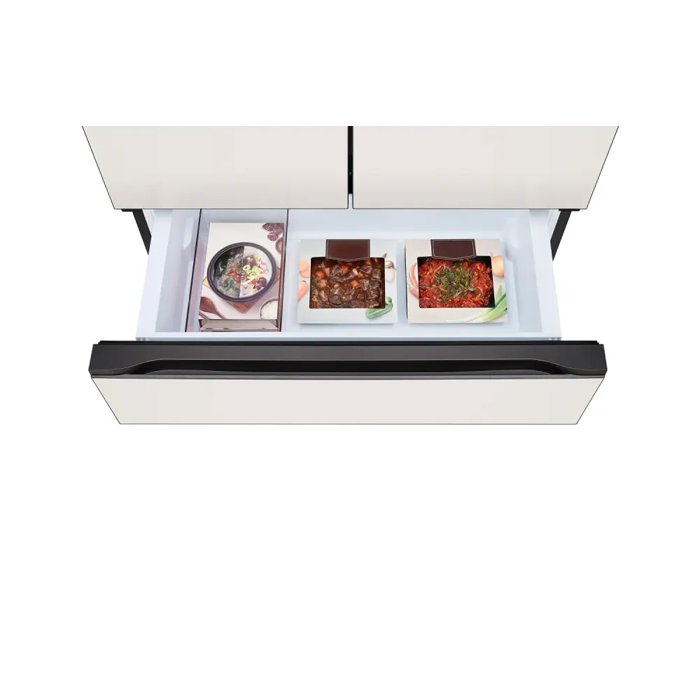 LG 디오스 AI 오브제컬렉션 STEM 베이직 냉장고 Fit & Max (컨버터블 드로어) D646GBB091 상세 7