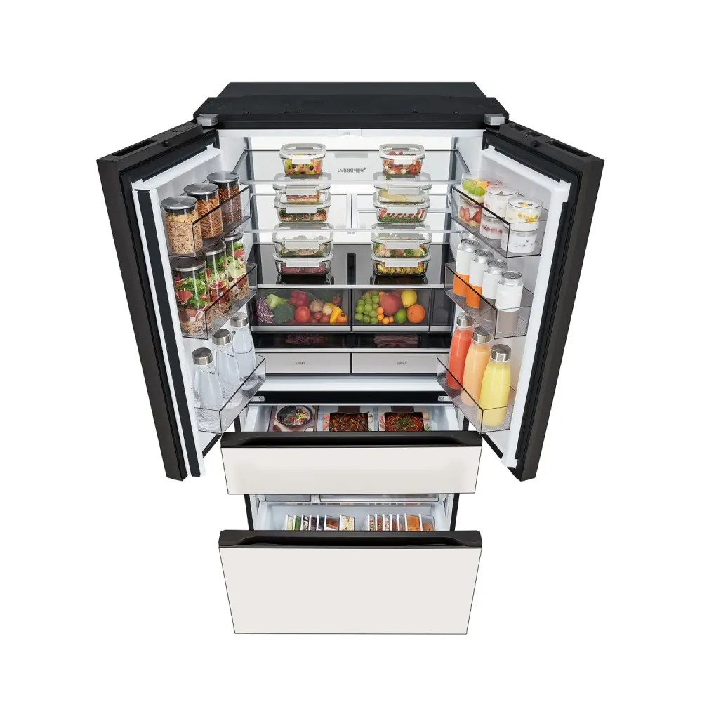 LG 디오스 AI 오브제컬렉션 STEM 베이직 냉장고 Fit & Max (컨버터블 드로어) D646GBB091 상세 9