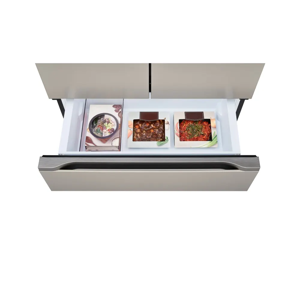 LG 디오스 AI 오브제컬렉션 STEM 베이직 냉장고 Fit & Max (컨버터블 드로어) D646SLL091 상세 7
