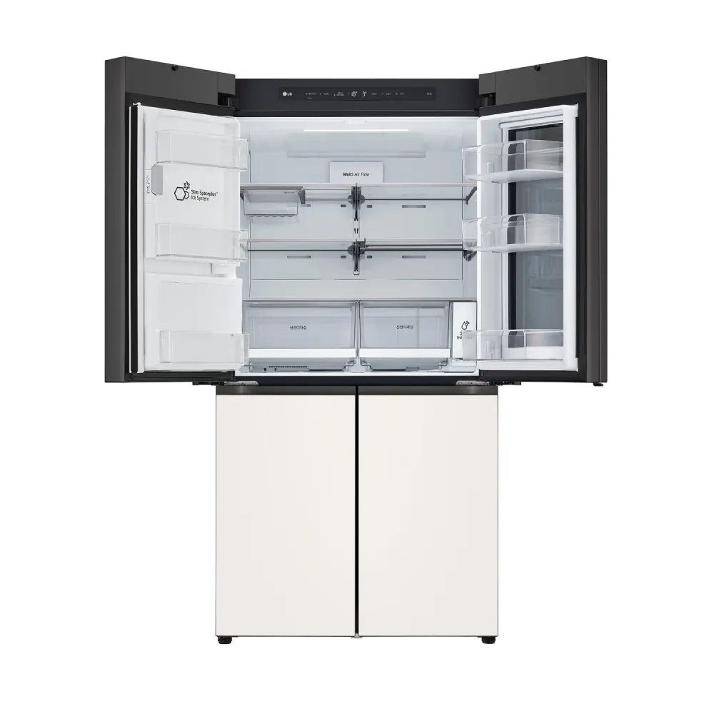 LG 디오스 AI 오브제컬렉션 STEM 얼음정수 냉장고 (노크온 매직스페이스) J826GBB442 상세 2