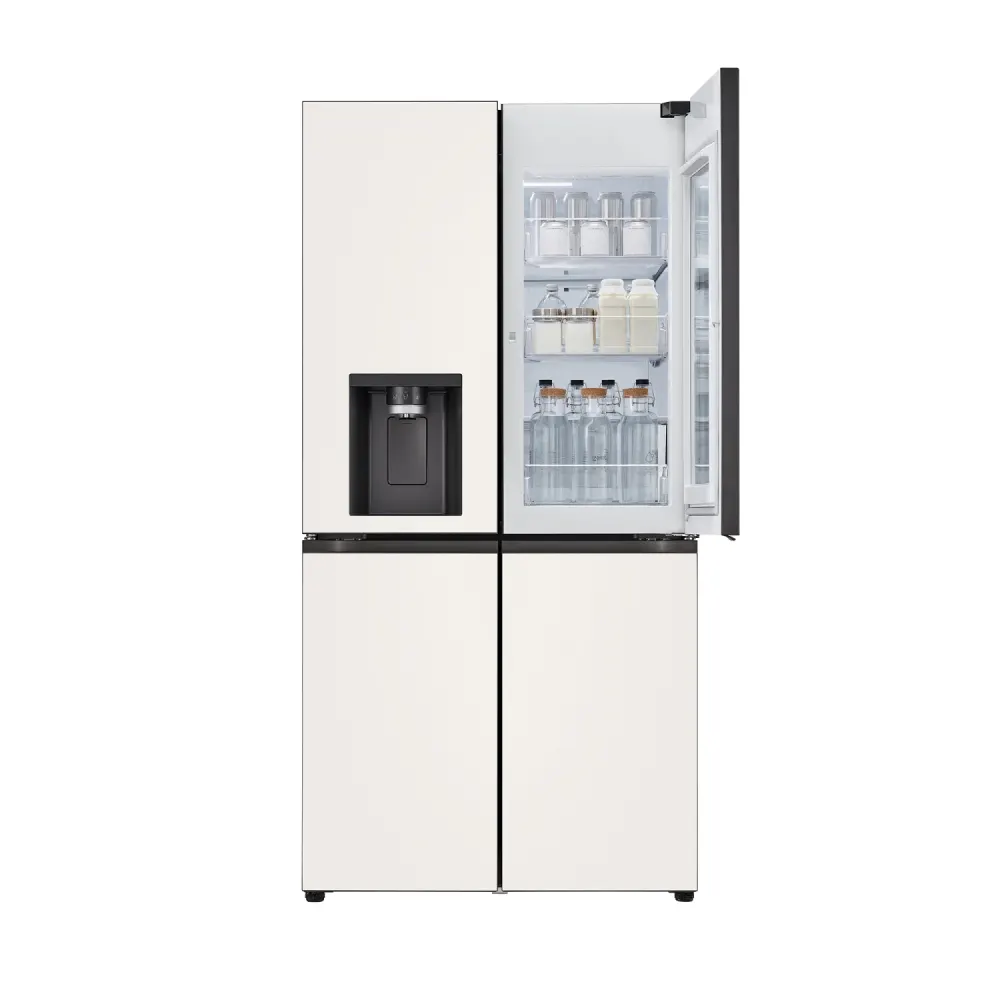 LG 디오스 AI 오브제컬렉션 STEM 얼음정수 냉장고 (노크온 매직스페이스) J826GBB442 상세 5