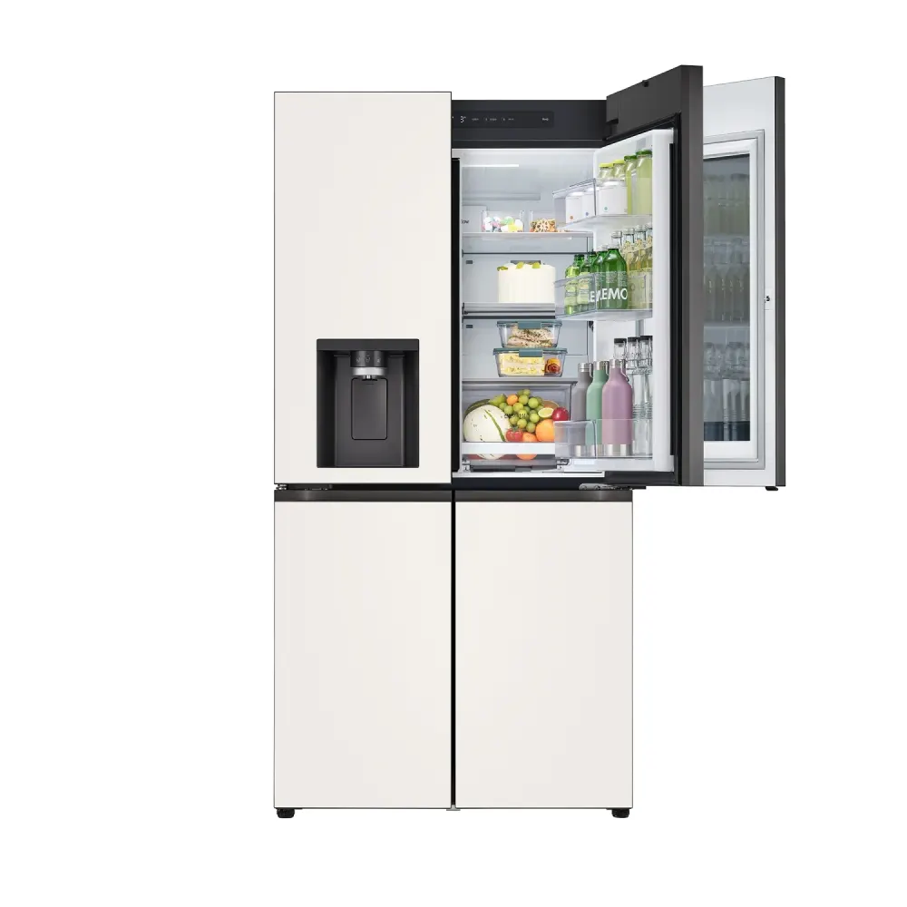 LG 디오스 AI 오브제컬렉션 STEM 얼음정수 냉장고 (노크온 매직스페이스) J826GBB442 상세 6