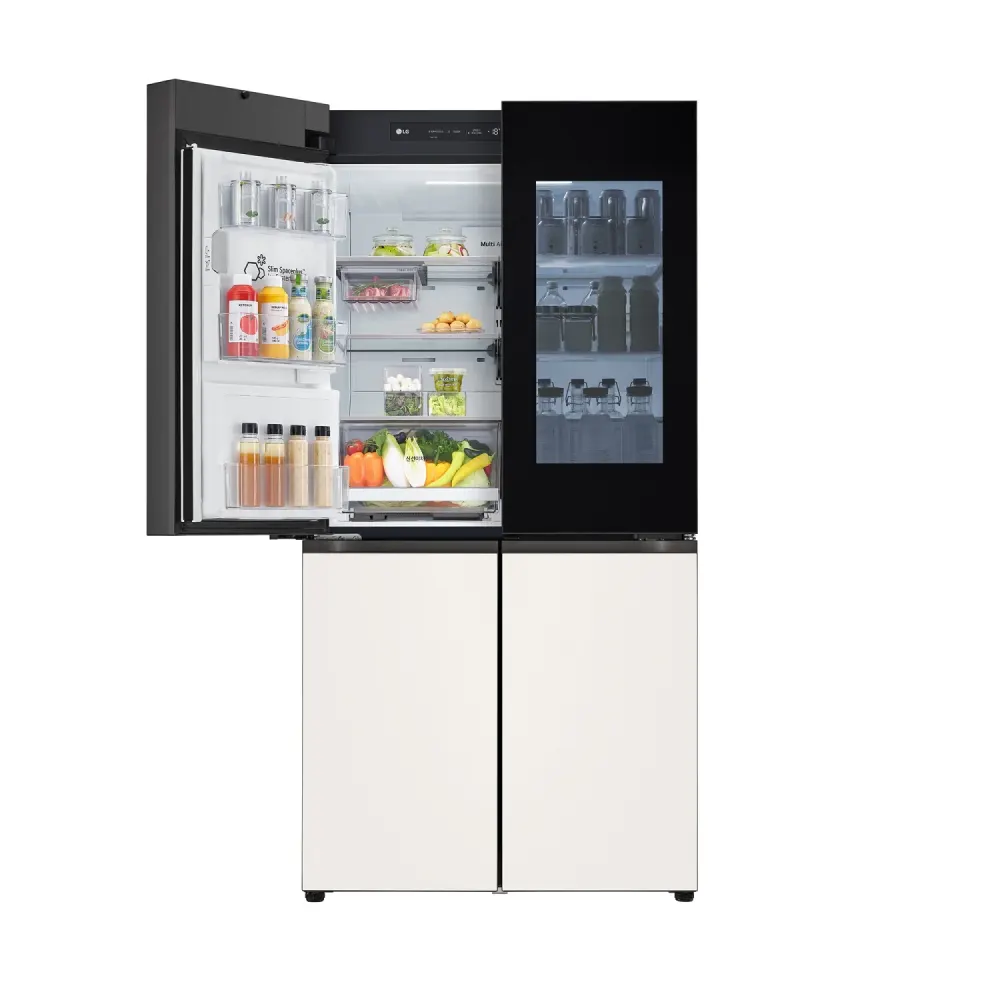 LG 디오스 AI 오브제컬렉션 STEM 얼음정수 냉장고 (노크온 매직스페이스) J826GBB442 상세 7