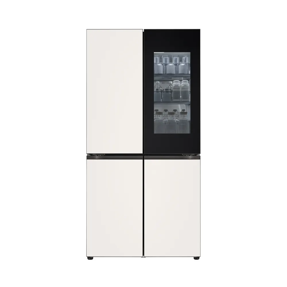 LG 디오스 AI 오브제컬렉션 STEM 베이직 냉장고 (노크온 더블매직스페이스) M876GBB582 상세 1