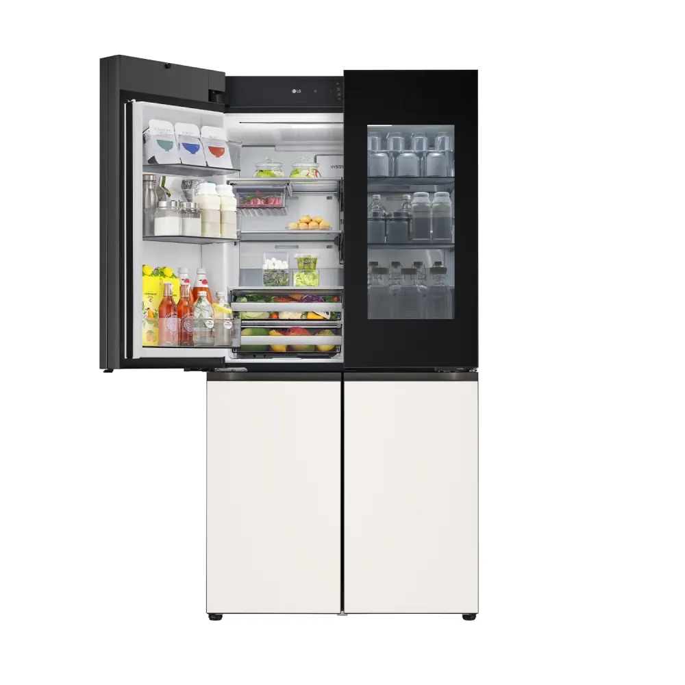 LG 디오스 AI 오브제컬렉션 STEM 베이직 냉장고 (노크온 더블매직스페이스) M876GBB582 상세 6