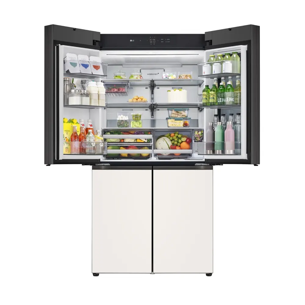 LG 디오스 AI 오브제컬렉션 STEM 베이직 냉장고 (노크온 더블매직스페이스) M876GBB582 상세 7