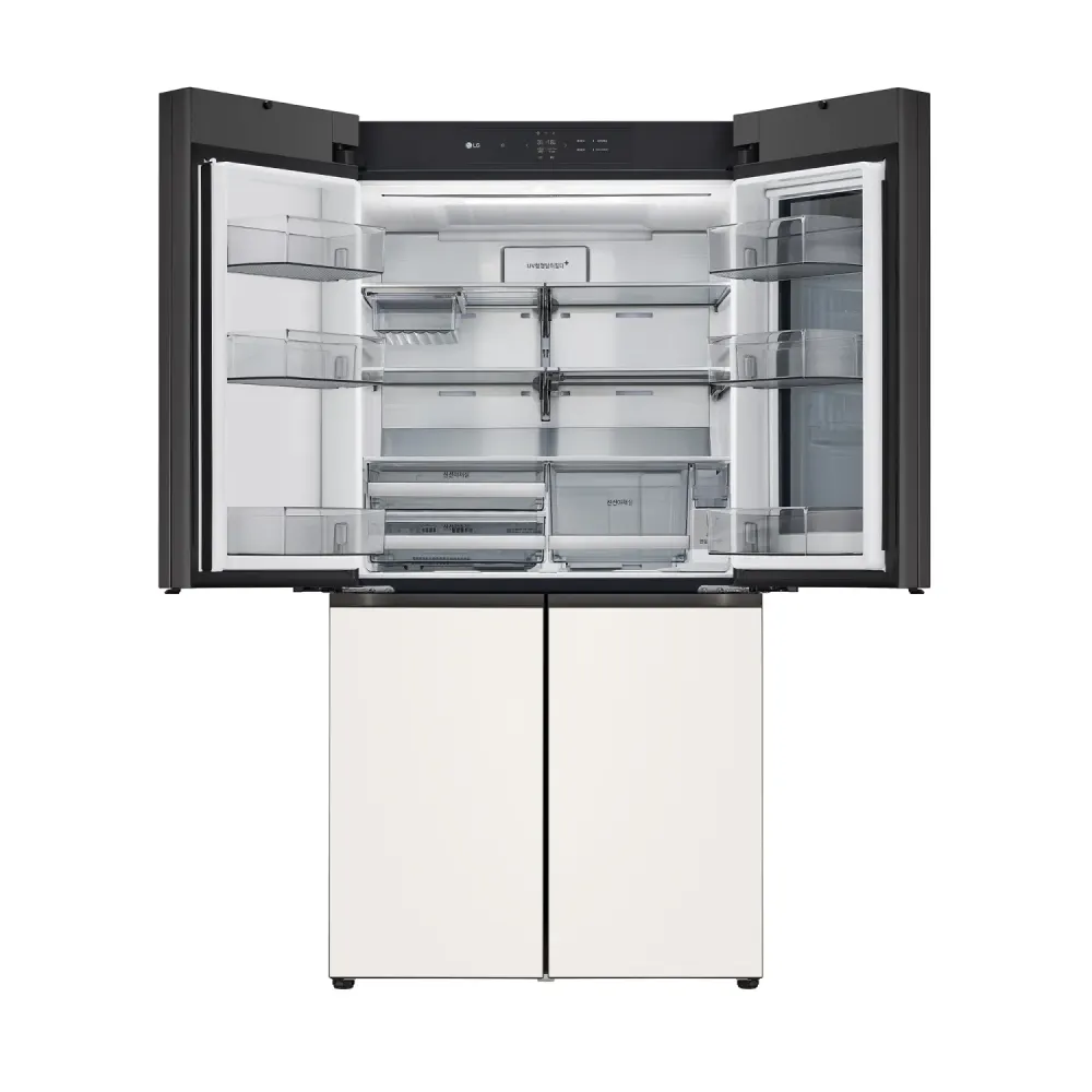 LG 디오스 AI 오브제컬렉션 STEM 베이직 냉장고 (노크온 더블매직스페이스) M876GBB582 상세 8