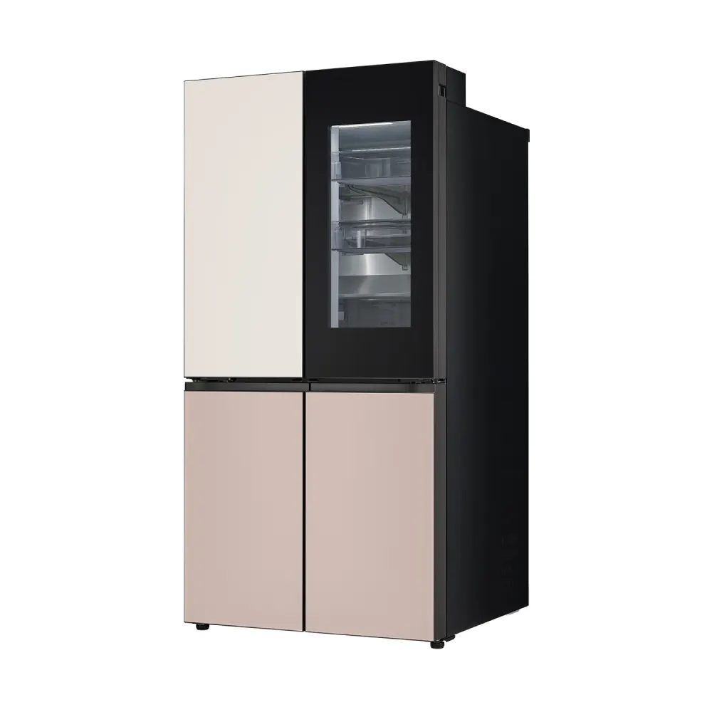 LG 디오스 AI 오브제컬렉션 STEM 베이직 냉장고 (노크온 더블매직스페이스) M876GGA582S 상세 2