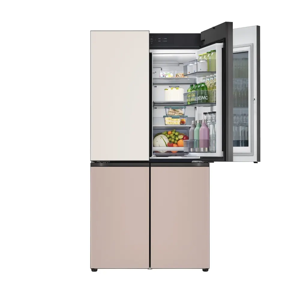 LG 디오스 AI 오브제컬렉션 STEM 베이직 냉장고 (노크온 더블매직스페이스) M876GGA582S 상세 5