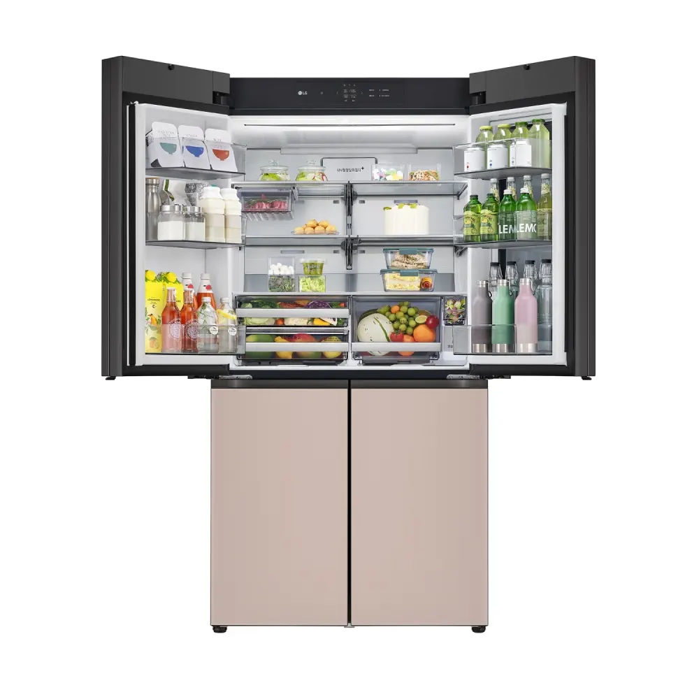 LG 디오스 AI 오브제컬렉션 STEM 베이직 냉장고 (노크온 더블매직스페이스) M876GGA582S 상세 7