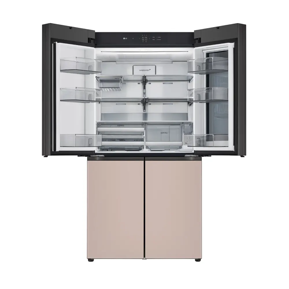 LG 디오스 AI 오브제컬렉션 STEM 베이직 냉장고 (노크온 더블매직스페이스) M876GGA582S 상세 8
