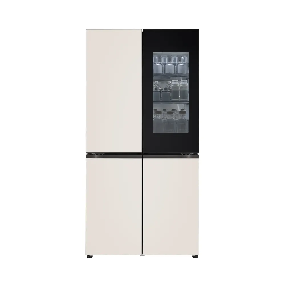 LG 디오스 AI 오브제컬렉션 STEM 베이직 냉장고 (노크온 더블매직스페이스) M876GGG582S 상세 1
