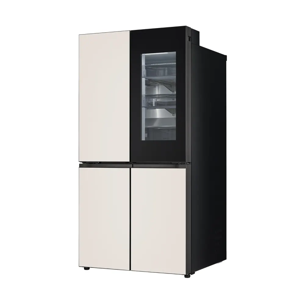 LG 디오스 AI 오브제컬렉션 STEM 베이직 냉장고 (노크온 더블매직스페이스) M876GGG582S 상세 2