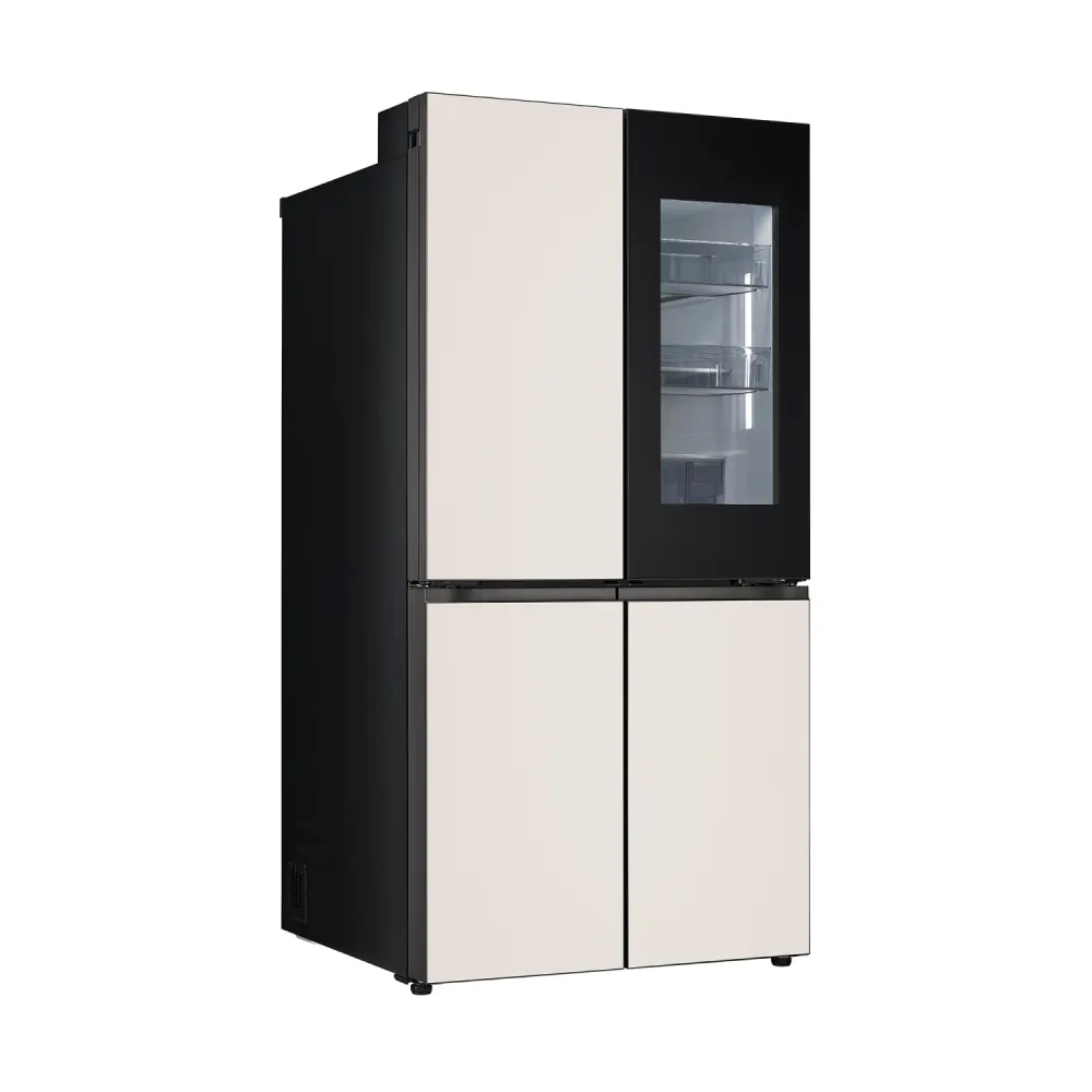 LG 디오스 AI 오브제컬렉션 STEM 베이직 냉장고 (노크온 더블매직스페이스) M876GGG582S 상세 3