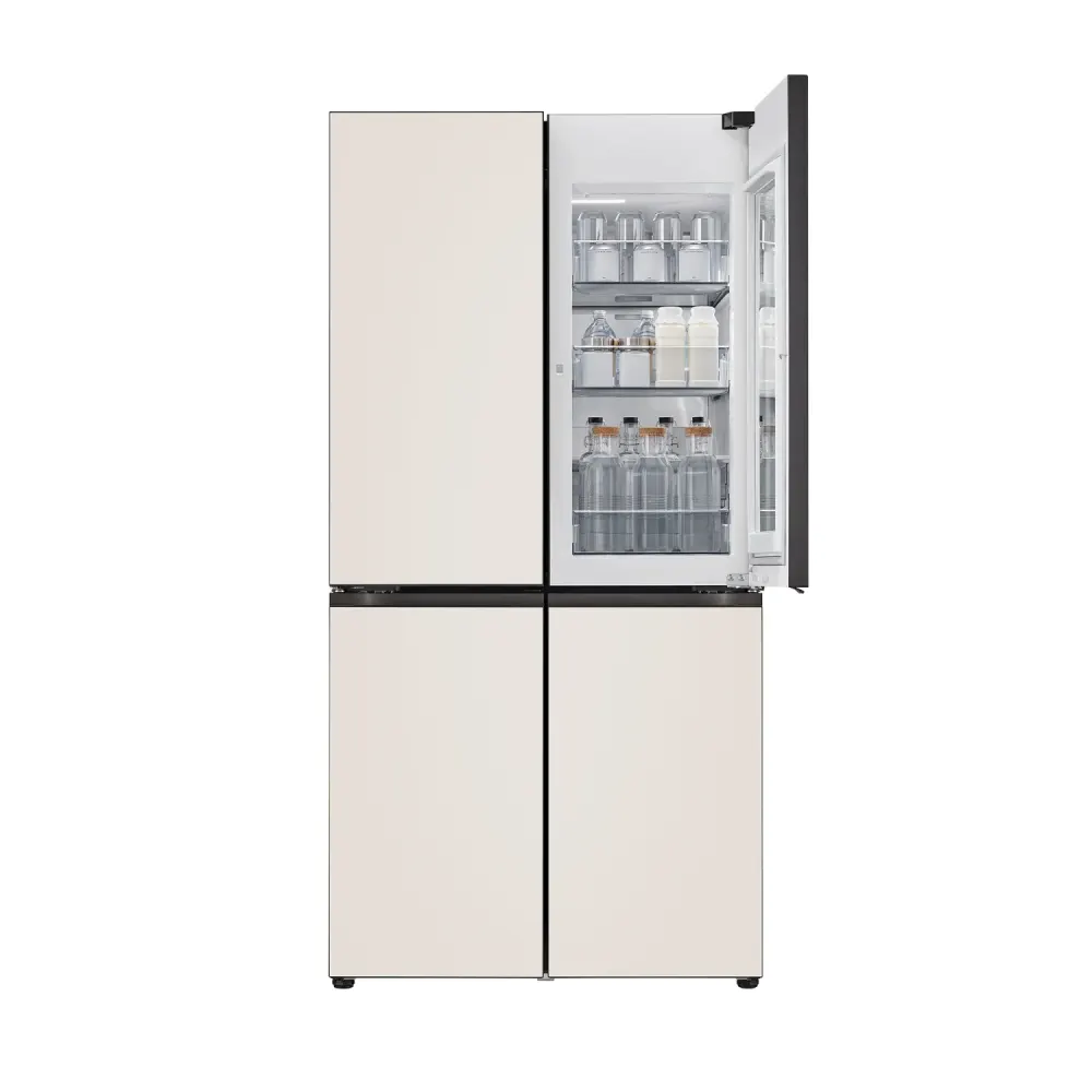 LG 디오스 AI 오브제컬렉션 STEM 베이직 냉장고 (노크온 더블매직스페이스) M876GGG582S 상세 4