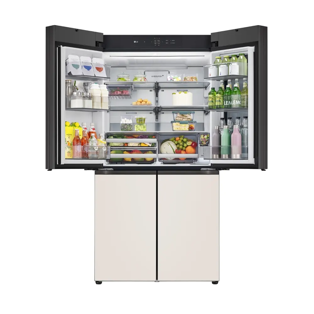 LG 디오스 AI 오브제컬렉션 STEM 베이직 냉장고 (노크온 더블매직스페이스) M876GGG582S 상세 7