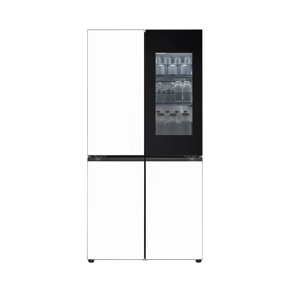 LG 디오스 AI 오브제컬렉션 STEM 베이직 냉장고 (노크온 더블매직스페이스) M876GQQ582S 상세 1