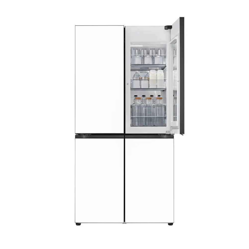 LG 디오스 AI 오브제컬렉션 STEM 베이직 냉장고 (노크온 더블매직스페이스) M876GQQ582S 상세 4