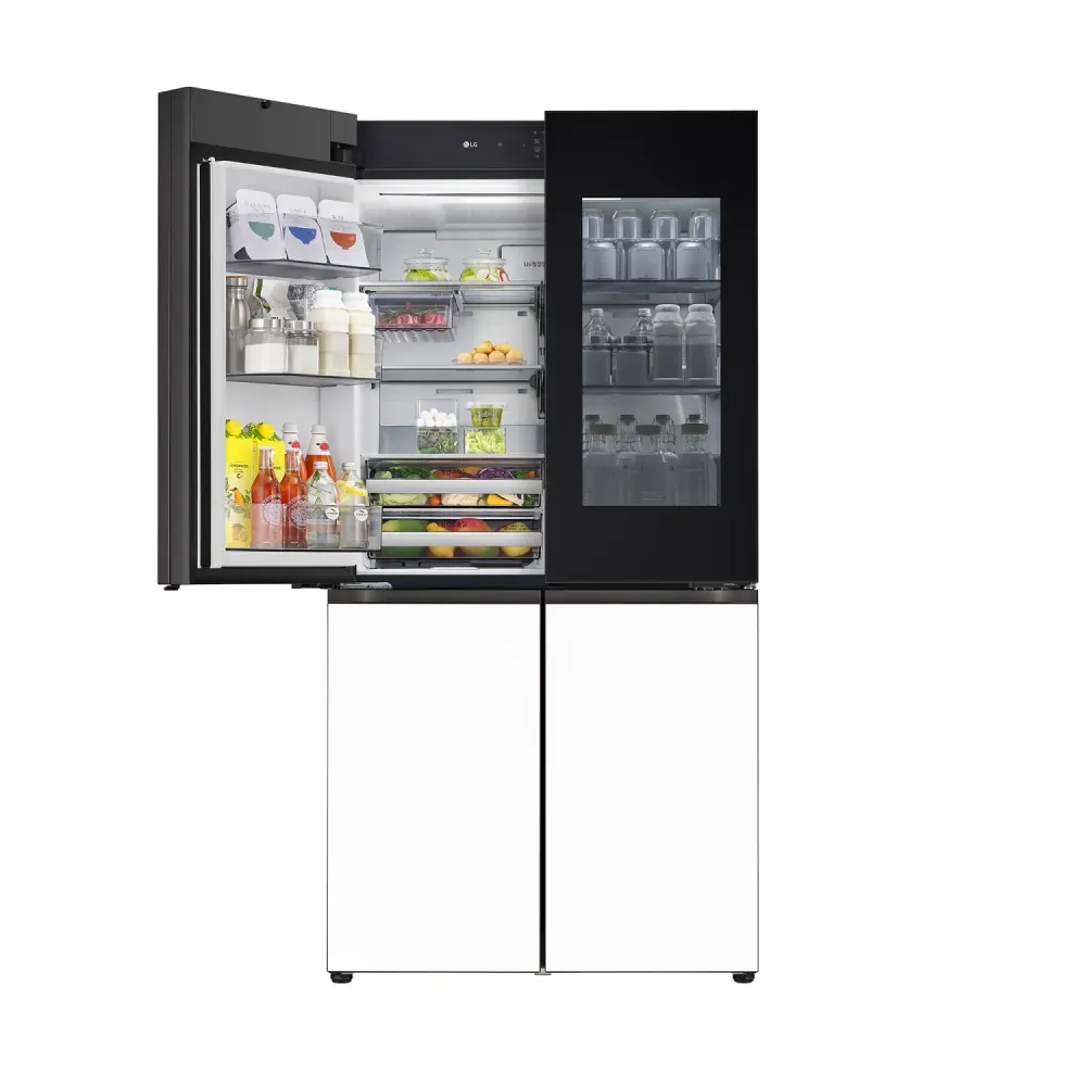 LG 디오스 AI 오브제컬렉션 STEM 베이직 냉장고 (노크온 더블매직스페이스) M876GQQ582S 상세 6