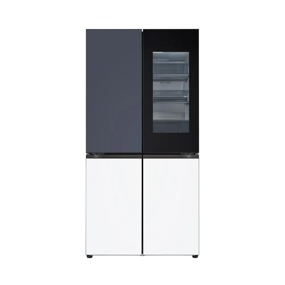 LG 디오스 AI 오브제컬렉션 STEM 베이직 냉장고 (노크온 더블매직스페이스) M876MNQ582S 상세 1